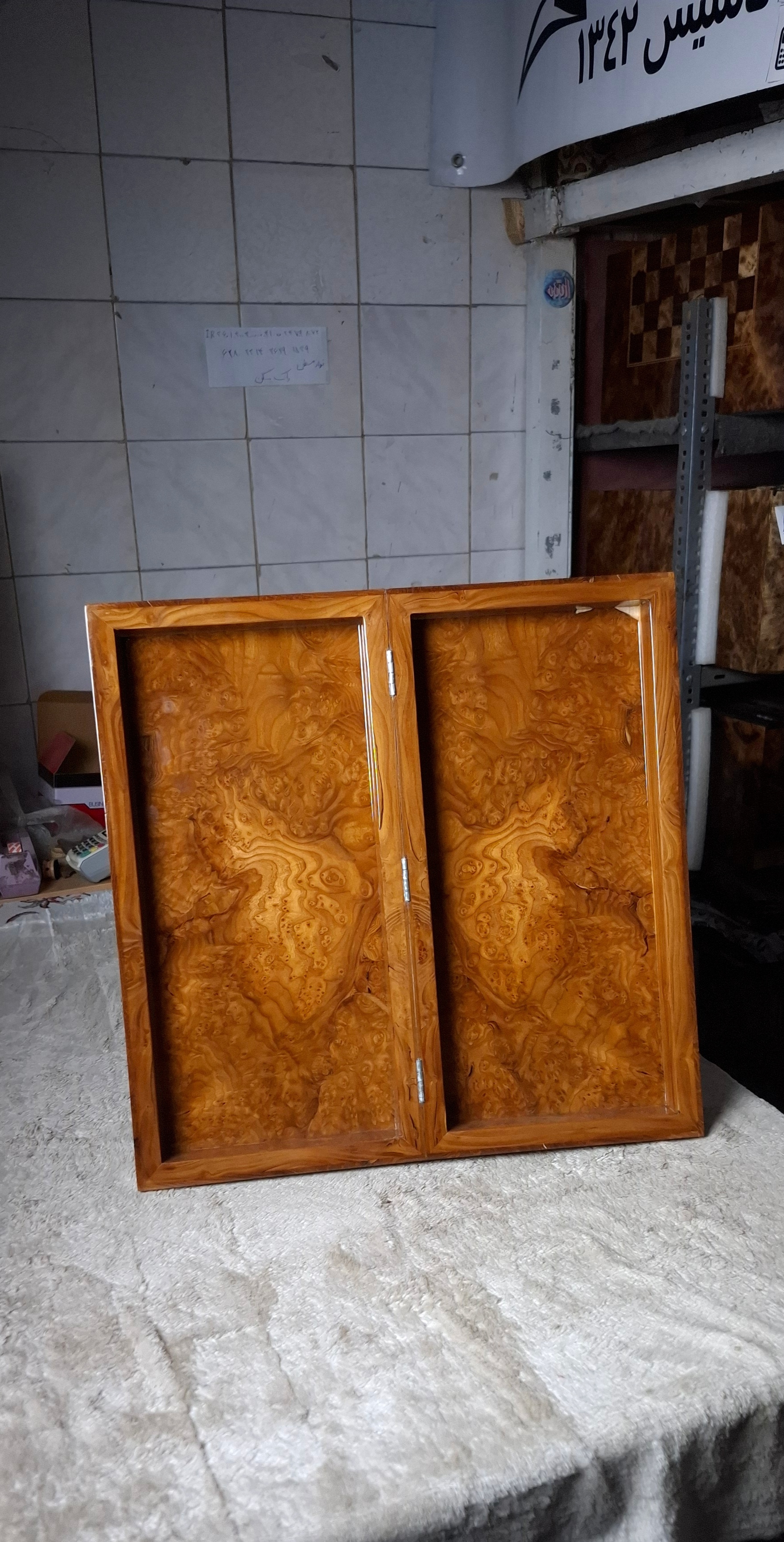 تخته نرد چوب سنجد کار سنندج 52 سانت