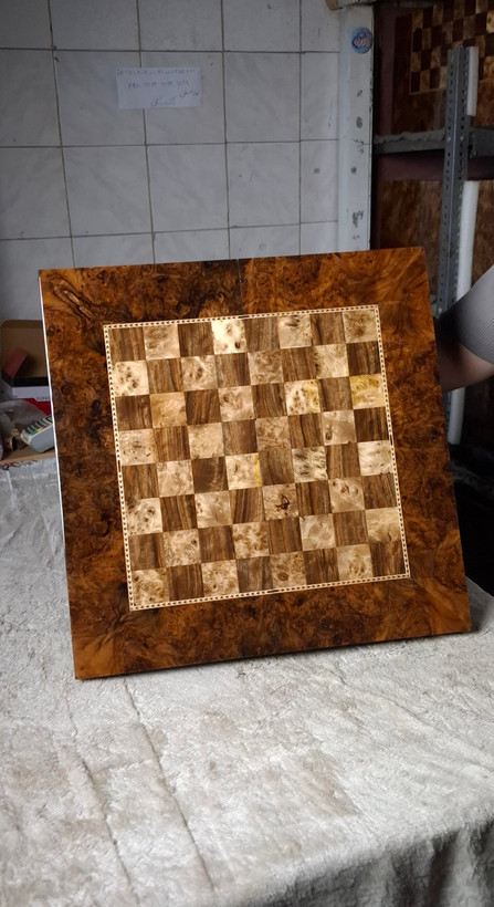تخته نرد پشت شطرنجی چوب گردو سنندج